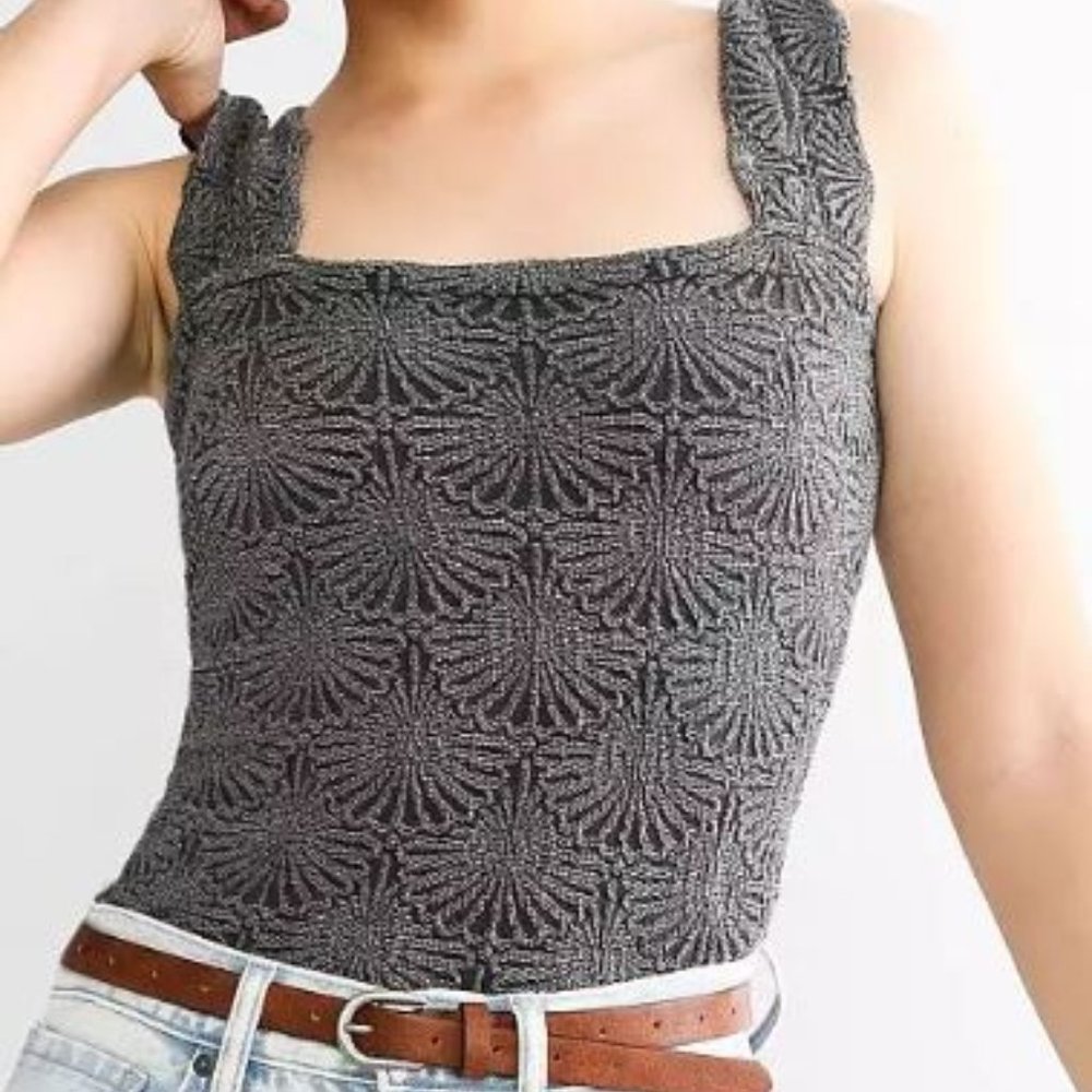 Free People Love Letter Cropped Cami tank top NWT M/L